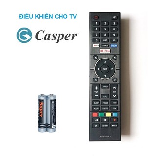 Remote Điều Khiển Tivi Casper Internet Smart TV Netflix Youtube Kèm Pin