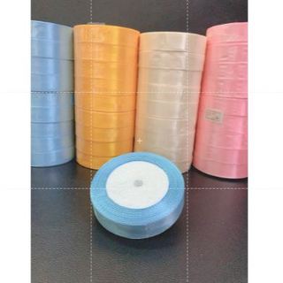 ( Cuộn 20m) Ruy băng lụa bản 2cm nhiều màu
