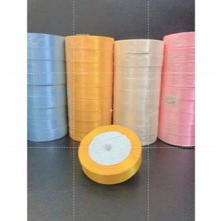 ( Cuộn 20m) Ruy băng lụa bản 2cm nhiều màu