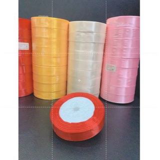 ( Cuộn 20m) Ruy băng lụa bản 2cm nhiều màu