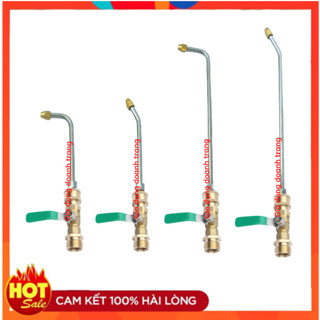 Cần xịt rửa vệ sinh máy lạnh điều hòa dạng cong có gắn khớp nối 1/4inch (KHOÁ + THANH ĐIỀU HOÀ)