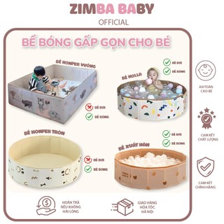 Bể Bóng Gấp Gọn Barrot Và Holla Honper Cho Bé Quây Bóng Cho Bé Vận Động Sáng Tạo Zimbababy
