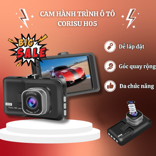 Camera Hành Trình Ô Tô H5 CorisuTiện Dụng, Đa Chức Năng Góc Quay Rộng 170 Độ Màn Hình Cỡ 3.0" Full Hd 1080P
