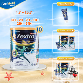 Combo 10 Hộp 400g sữa non xương khớp Zextra Sure chiết xuất từ Colostrum và công nghệ Polycan®