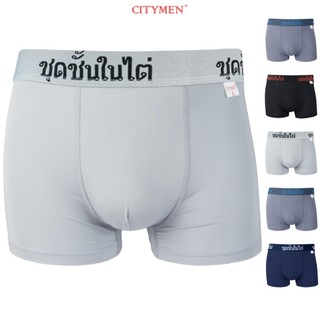 Quần Lót Nam Boxer Hiệu CITYMEN Lưng Thái Co Dãn 4 Chiều Vải Thun Lạnh, Sịp Nam - CTSP-THAIBL