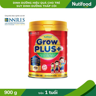 Sữa Nutifood Grow plus đỏ cho trẻ suy dinh dưỡng thấp còi trên 1 tuổi (Growplus đỏ)