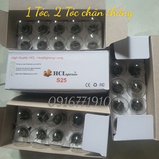 Combo hộp 10 bóng đèn xi nhan, bóng đèn phanh s25 1im - 2 tim 12v/24v chất lượng cao