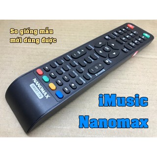 Nanomax - Remote điều khiển Tivi Nanomax Imusic (giống mẫu mới dùng được)
