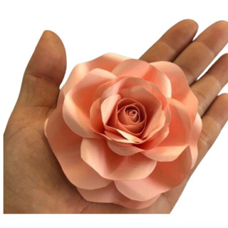 Hoa Giả , Hoa Hồng Giấy Mỹ Thuật Size 15cm Trang Trí Backdrop, Spa, Shop