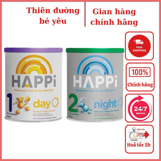 Sữa bột công thức happi day/night úc lon 600g phân phối chính hãng
