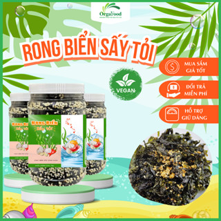Rong biển cháy tỏi mè rắc cơm gạo lứt Orgafood, heathy, ăn chay, thực dưỡng, ăn kiêng
