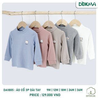 Áo cổ tròn ba phân Dokma