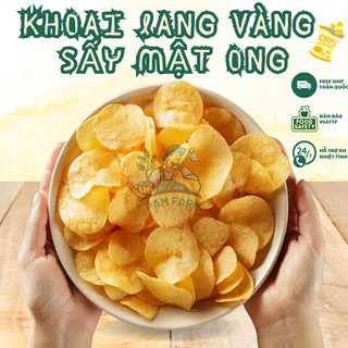 【LOẠI 1】Khoai Lang Vàng Sấy Mật Ong PAM FARM - Khoai Lang Sấy Giòn - Đặc Sản Đà Lạt 250G - 500G