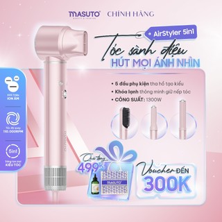  Máy Uốn Tóc & Sấy Tạo Kiểu Masuto AirStyle 5in1 Đa Chức Năng Công Nghệ Ion Giảm Hư Tổn Tóc 