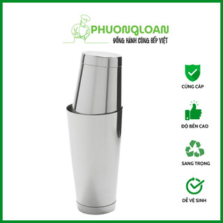 Bình lắc 2 mảnh Cocktail BOSTON SHAKER Inox 850ml