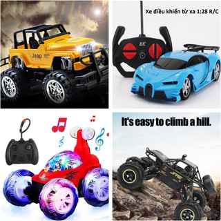 [5❤️][FREESHIP] XE ĐIỀU KHIỂN TỪ XA CHO BÉ (JEEP - ĐỊA HÌNH JPRE - 1:20,1:28 R/C - NHÀO LỘN) [HCM]