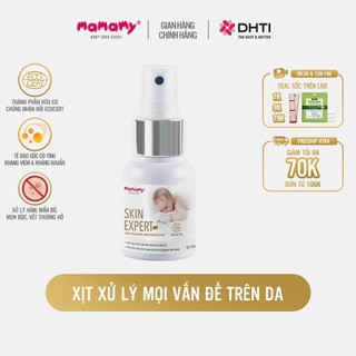 Xịt hăm Mamamy Skin Expert lọ 50ml, kháng viêm, kháng khuẩn, khôi phục vùng da bị thương