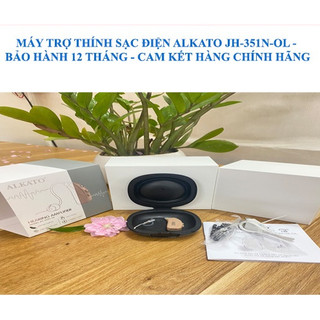 Máy trợ thính không dây, sạc điện alkato jh-351n-ol- công nghệ nhật bản