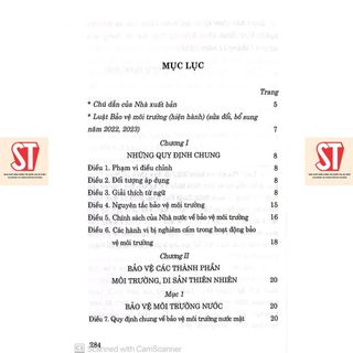 [Sách] Luật Bảo vệ môi trường (hiện hành) (sửa đổi, bổ sung năm 2022, 2023)