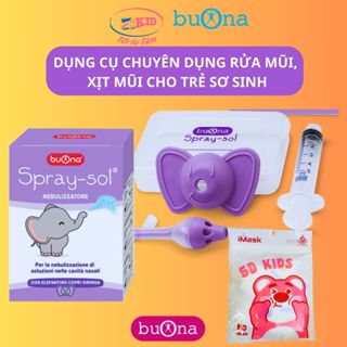 Dụng Cụ Xịt Rửa Mũi Chuyên Dụng Cho Trẻ Em Buona Spray - Sol Buona - Hàng chính hãng