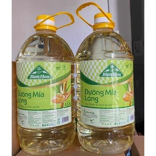 Nước đường mía lỏng biên hòa 4.8l - syrup đường mía biên hòa 4.8l