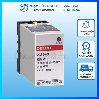 Bảo vệ mất pha 380v delixi xj3g - bảo vệ mất pha 3 pha chất lượng tốt thiết bị nhỏ gọn, dễ dàng đấu nối và sử dụng