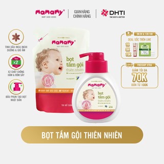 [LDBL_25.8] Sữa tắm gội đầu tạo bọt cao cấp cho bé Mamamy gốc thực vật thiên nhiên, dịu lành hương Floral/Fancy