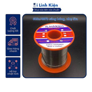 Thiếc hàn, chì hàn sn60/40 cuộn 100g, 250g, 500g loại tốt chính hãng ilinhkien.