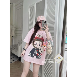 Áo Phông Gấu Labubu Kiều Trang Basic