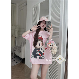 Áo Phông Gấu Labubu Kiều Trang Basic