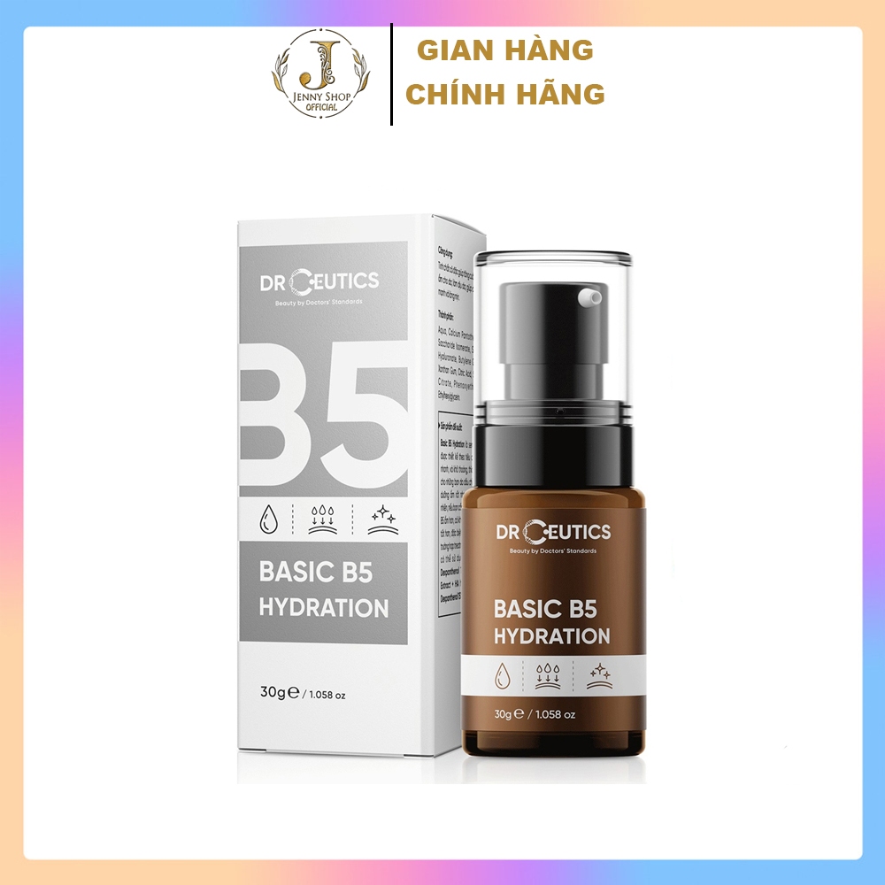 Tinh Chất Cấp Ẩm, Phục Hồi Da DrCeutics Basic B5 Hydration 30g