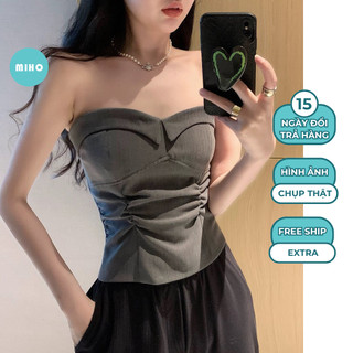 XẢ HÀNG GIÁ GỐC Áo Quây Điệu Kèm Đệm Ngực, Áo Quây Cup Ngực Nhún Eo Miho House