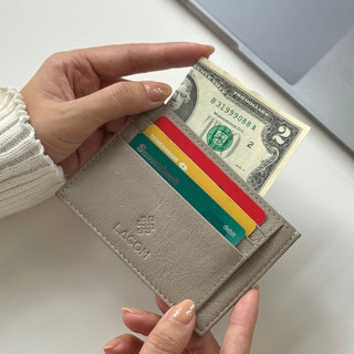Ví Da Nam Đựng Thẻ Card Holder - LAGOM Cardcase Chất liệu da bò bền bỉ