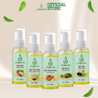 Dầu dưỡng Julyhouse 50ml/100ml các loại Dầu dừa, dầu olive, dầu mù u, dầu hạnh nhân nguyên chất