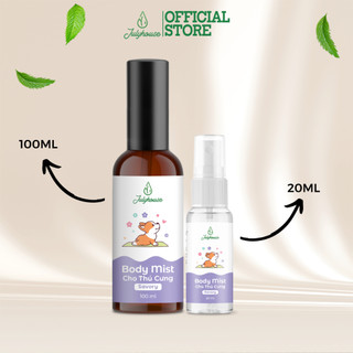 Bodymist khử mùi thú cưng Julyhouse 20ml/100ml Savory hương thơm thanh mát từ chanh kết hợp ngọt ngào của vani