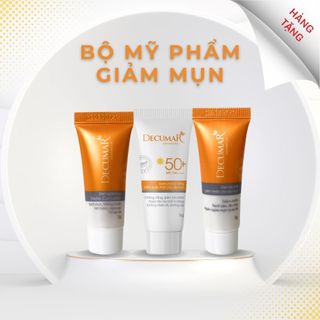 Decumar Advanced - Bộ sản phẩm ngừa mụn từ nghệ nano curcumin