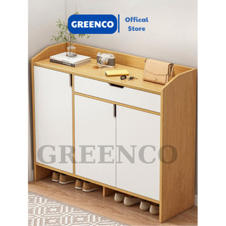 Tủ giày dép gỗ 3 ngăn thiết kế đơn giản tiện dụng cho mọi không gian thương hiệu GREENCO - D31