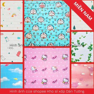 Xốp Dán Tường Hoạt Hình Kích Thước 70*77 dày 3.5mm