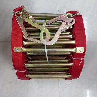 (ĐÃ KIỂM ĐỊNH) Thang dây thoát hiểm chống cháy dài 25m, thang dây cứu sinh chiều dài, Thang cứu hoả