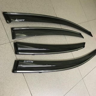 Vè che mưa xe hyundai accent 2018- 2021, 2022 2023 2024 chỉ mạ crom cao cấp