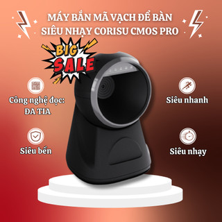Máy Bắn Mã Vạch Để Bàn Corisu Cmos Pro Corisu Siêu Nhạy, Siêu Nhanh, Độ Bền Cao – Bảo Hành 12 Tháng