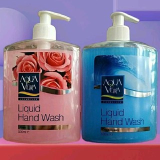 nước rửa tay sạch khuẩn Aqua Vera 500ml khử mùi tanh dễ dàng dưỡng ẩm da tay