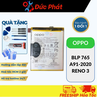 Pin oppo blp 765/ a91-2020/ reno 3