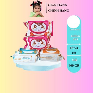 Khăn baby wipes nặng 600gram 30 gói
