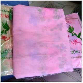 Mùng ngủ tuyn bông thái 1m8x2m2 cao cấp , dệt lưới nhỏ