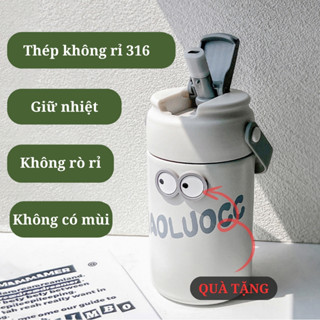 Bình Nước Giữ Nhiệt,Ly Giữ Nhiệt Có Lọc DETOX thể tích 550ML, có ống hút, nhỏ gọn, tiện  (BN89)