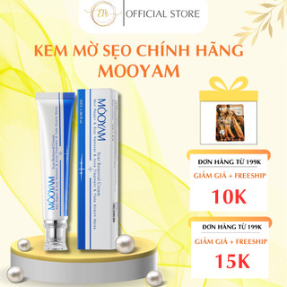 Kem sẹo rỗ mooyam, tinh dầu mù u mooyam scar removing cream làm mờ sẹo rỗ, sẹo lồi, bóc tách sẹo rỗ, sẹo lâu năm 20g