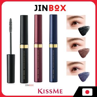 Mascara làm dài và dày mi chứa serum làm đẹp KISSME FERME Natural Glamour Mascara 4.5g - Ship từ Nhật Bản