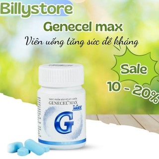 Genecel max viên uống tăng cường hệ miễn dịch tăng đề kháng bảo vệ sức khỏe 30 viên