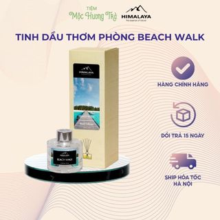 Tinh dầu Himalaya cao cấp chính hãng - Bộ tán hương 75ml/150ml Beach Walk - Hương biển thư giãn nhẹ nhàng